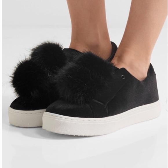 sam edelman leya fur sneaker